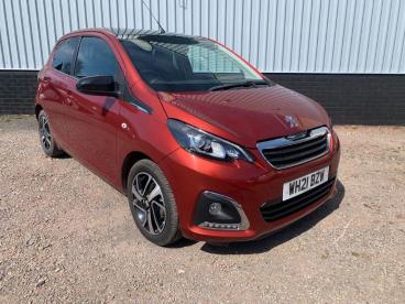 SPOTICAR Peugeot 108 1.0 Allure Euro 6 (s/s) 5dr Used Car - City Car Petrol Red - Tiverton - 1200591505_1