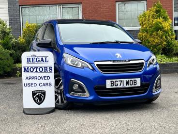 SPOTICAR Peugeot 108 1.0 Allure Euro 6 (s/s) 5dr Used Car - City Car Petrol Blue - Wolverhampton - 1200595734_1