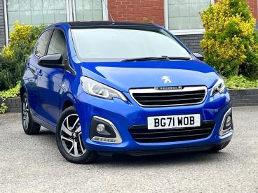 SPOTICAR Peugeot 108 1.0 Allure Euro 6 (s/s) 5dr Used Car - City Car Petrol Blue - Wolverhampton - 1200595734_2
