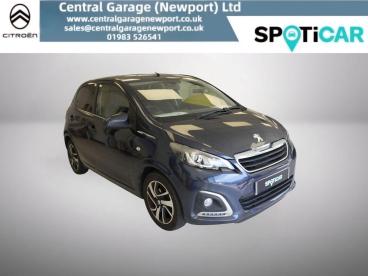 SPOTICAR Peugeot 108 1.2 Puretech Allure Euro 6 5dr Used Car - City Car Petrol Blue - Newport - 1200596478_1