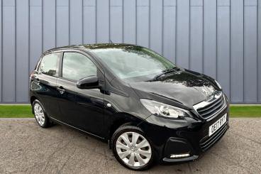 SPOTICAR Peugeot 108 1.0 Active Euro 6 5dr Used Car - City Car Petrol Black - Taunton - 1200603957_1