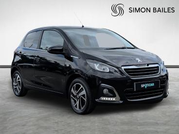 SPOTICAR Peugeot 108 1.0 Allure Euro 6 5dr Used Car - City Car Petrol Black - Northallerton - 1200605383_1