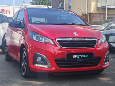 SPOTICAR Peugeot 108 1.0 Allure Euro 6 5dr Used Car - City Car Petrol Red - Dartford - 1200617348_1