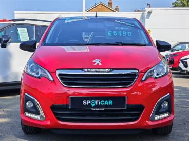 SPOTICAR Peugeot 108 1.0 Allure Euro 6 5dr Used Car - City Car Petrol Red - Dartford - 1200617348_2