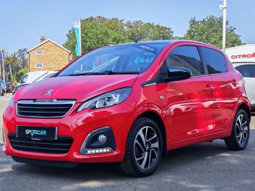 SPOTICAR Peugeot 108 1.0 Allure Euro 6 5dr Used Car - City Car Petrol Red - Dartford - 1200617348_3