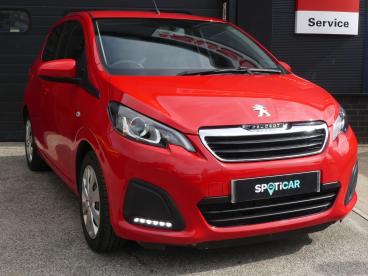 SPOTICAR Peugeot 108 1.0 Active Euro 6 (s/s) 5dr Used Car - City Car Petrol Red - Devizes - 1200621862_1