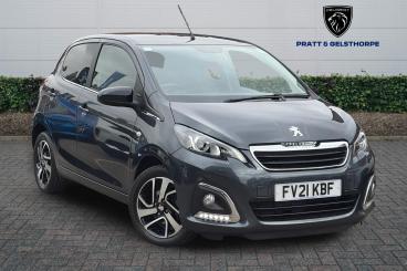 SPOTICAR Peugeot 108 1.0 Allure Euro 6 (s/s) 5dr Used Car - City Car Petrol Grey - Newark On Trent - 1200621870_1