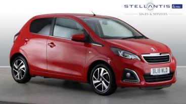 SPOTICAR Peugeot 108 1.2 Puretech Allure Euro 6 5dr Used Car - City Car Petrol Red - Birmingham - 1200623760_1