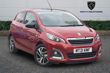 SPOTICAR Peugeot 108 1.0 Allure Euro 6 (s/s) 5dr Used Car - City Car Petrol Red - Newark On Trent - 1200624929_1