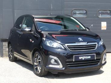 SPOTICAR Peugeot 108 1.0 Allure Euro 6 (s/s) 5dr Used Car - City Car Petrol Black - Devizes - 1200626573_1