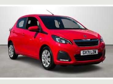 SPOTICAR Peugeot 108 1.0 Active Euro 6 (s/s) 5dr Used Car - City Car Petrol Red - Uckfield - 1200629480_1