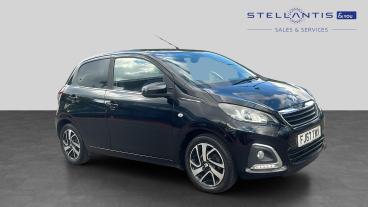 SPOTICAR Peugeot 108 1.2 Puretech Allure Euro 6 5dr Used Car - City Car Petrol Black - Leicester - 1200630527_1