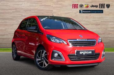SPOTICAR Peugeot 108 1.0 Allure Euro 6 (s/s) 5dr Used Car - City Car Petrol Red - Hinckley - 1200638959_1