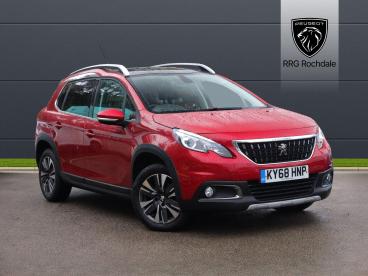 SPOTICAR Peugeot 2008 1.2 Puretech Allure Premium Euro 6 (s/s) 5dr Used Car - Suv Petrol Red - Rochdale - 1200551719_1