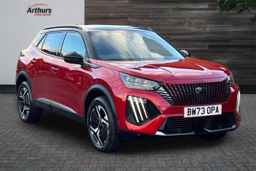 SPOTICAR Peugeot 2008 1.2 Puretech Gt Eat Euro 6 (s/s) 5dr Used Car - Suv Petrol Red - Wrexham - 1200561214_1