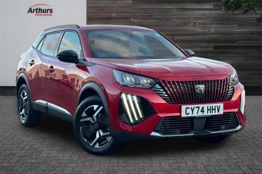 SPOTICAR Peugeot 2008 1.2 Puretech Allure Euro 6 (s/s) 5dr Used Car - Suv Petrol Red - Newtown - 1200561891_1