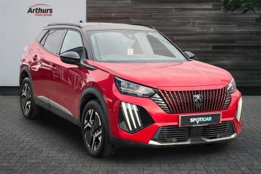 SPOTICAR Peugeot 2008 1.2 Puretech Gt Eat Euro 6 (s/s) 5dr Used Car - Suv Petrol Red - Wrexham - 1200575509_1