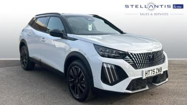 SPOTICAR Peugeot 2008 1.2 Hybrid Gt Premium E-dsc6 Euro 6 (s/s) 5dr Used Car - Suv Hybrid White - Godalming - 1200583693_1