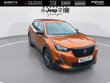 SPOTICAR Peugeot 2008 1.2 Puretech Active Premium Euro 6 (s/s) 5dr Used Car - Suv Petrol Orange - Swansea - 1200606199_2