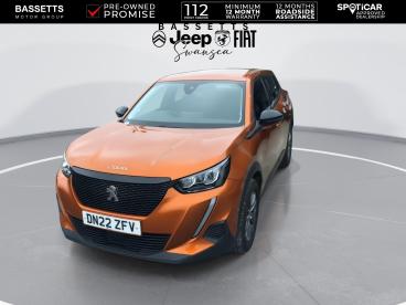 SPOTICAR Peugeot 2008 1.2 Puretech Active Premium Euro 6 (s/s) 5dr Used Car - Suv Petrol Orange - Swansea - 1200606199_3