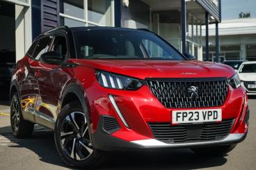 SPOTICAR Peugeot 2008 1.2 Puretech Gt Eat Euro 6 (s/s) 5dr Used Car - Suv Petrol Red - Leamington - 1200618324_1