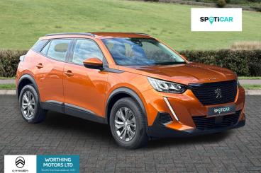 SPOTICAR Peugeot 2008 1.2 Puretech Active Premium Euro 6 (s/s) 5dr Used Car - Suv Petrol Orange - Worthing - 1200630257_1
