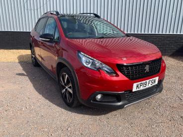 SPOTICAR Peugeot 2008 1.2 Puretech Gpf Gt Line Euro 6 (s/s) 5dr Used Car - Suv Petrol Red - Tiverton - 1200639963_1