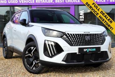 SPOTICAR Peugeot 2008 1.2 Puretech Gt Eat Euro 6 (s/s) 5dr Used Car - Suv Petrol White - Great Yarmouth - 1200644080_1