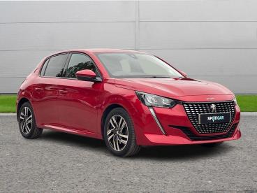 SPOTICAR Peugeot 208 1.2 Puretech Allure Euro 6 (s/s) 5dr Used Car - Hatchback Petrol Red - Selby - 1200551394_1