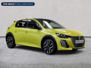 SPOTICAR Peugeot 208 1.2 Hybrid Gt E-dsc6 Euro 6 (s/s) 5dr Used Car - Hatchback Hybrid Yellow - Belfast - 1200557128_1