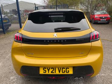 SPOTICAR Peugeot 208 1.2 Puretech Gt Eat Euro 6 (s/s) 5dr Used Car - Hatchback Petrol Yellow - Crewe - 1200558833_5