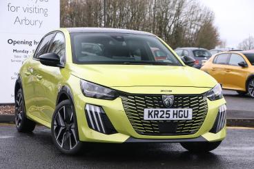 SPOTICAR Peugeot 208 1.2 Hybrid Gt E-dsc6 Euro 6 (s/s) 5dr Used Car - Hatchback Hybrid Yellow - Walsall - 1200562222_1