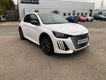 SPOTICAR Peugeot 208 1.2 Hybrid Gt E-dsc6 Euro 6 (s/s) 5dr Used Car - Hatchback Hybrid White - Rugby - 1200562490_1