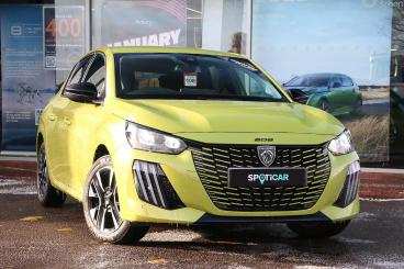 SPOTICAR Peugeot 208 1.2 Hybrid Allure E-dsc6 Euro 6 (s/s) 5dr Used Car - Hatchback Hybrid Yellow - Bulkington - 1200564675_1