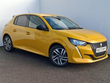SPOTICAR Peugeot 208 1.2 Puretech Allure Premium + Eat Euro 6 (s/s) 5dr Used Car - Hatchback Petrol Yellow - Trowbridge - 1200568393_1