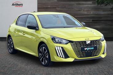 SPOTICAR Peugeot 208 1.2 Puretech Allure Euro 6 (s/s) 5dr Used Car - Hatchback Petrol Yellow - Wrexham - 1200581387_1