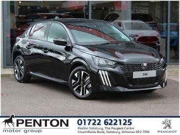 SPOTICAR Peugeot 208 1.2 Allure E-dsc6 Euro 6 (s/s) 5dr Used Car - Hatchback Hybrid Black - Salisbury - 1200592834_1