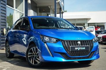 SPOTICAR Peugeot 208 1.2 Puretech Allure Premium + Euro 6 (s/s) 5dr Used Car - Hatchback Petrol Blue - Leamington - 1200623491_1