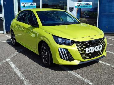 SPOTICAR Peugeot 208 1.2 Allure E-dsc6 Euro 6 (s/s) 5dr Used Car - Hatchback Hybrid Yellow - Moray - 1200629408_1