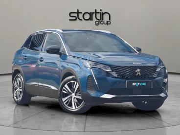 SPOTICAR Peugeot 3008 1.5 Bluehdi Allure Eat Euro 6 (s/s) 5dr Used Car - Suv Diesel Blue - Worcester - 1200536887_1