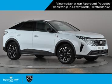 SPOTICAR Peugeot 3008 1.2 Hybrid Gt E-dsc6 Euro 6 (s/s) 5dr Used Car - Suv Hybrid White - Letchworth - 1200546724_1