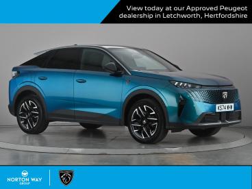 SPOTICAR Peugeot 3008 1.2 Hybrid Gt E-dsc6 Euro 6 (s/s) 5dr Used Car - Suv Hybrid Blue - Letchworth - 1200556951_1