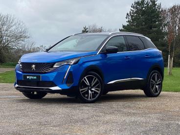 SPOTICAR Peugeot 3008 1.5 Bluehdi Gt Premium Eat Euro 6 (s/s) 5dr Used Car - Suv Diesel Blue - Eastbourne - 1200557489_3