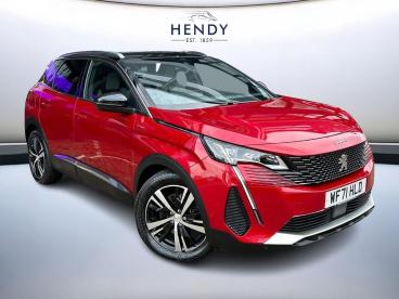 SPOTICAR Peugeot 3008 1.6 13.2kwh Gt E-eat Euro 6 (s/s) 5dr Used Car - Suv Plug-in Hybrid Red - Tonbridge - 1200558241_1