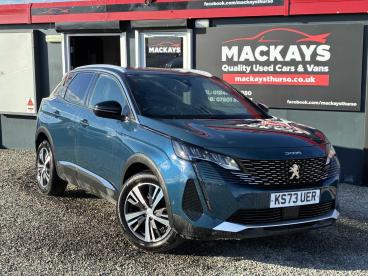 SPOTICAR Peugeot 3008 1.2 Hybrid Allure Premium + E-dsc6 Euro 6 (s/s) 5d Used Car - Suv Hybrid Blue - Inverness - 1200560879_1