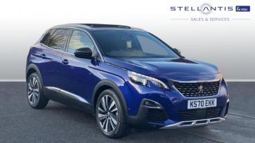 SPOTICAR Peugeot 3008 1.2 Puretech Gt Line Premium Eat Euro 6 (s/s) 5dr Used Car - Suv Petrol Blue - Nottingham - 1200566891_1