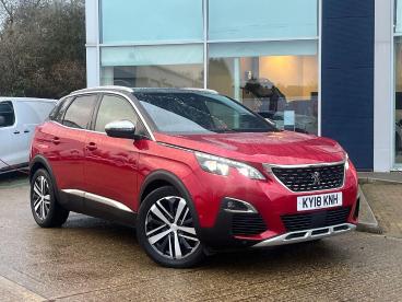 SPOTICAR Peugeot 3008 2.0 Bluehdi Gt Eat Euro 6 (s/s) 5dr Used Car - Suv Diesel Red - Kettering - 1200568680_1