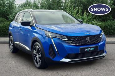 SPOTICAR Peugeot 3008 1.2 Puretech Gt Eat Euro 6 (s/s) 5dr Used Car - Suv Petrol Blue - Romsey - 1200572094_1