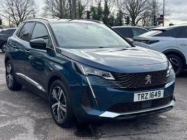 SPOTICAR Peugeot 3008 1.6 13.2kwh Gt E-eat Euro 6 (s/s) 5dr Used Car - Suv Plug-in Hybrid Blue - Southampton - 1200575735_1