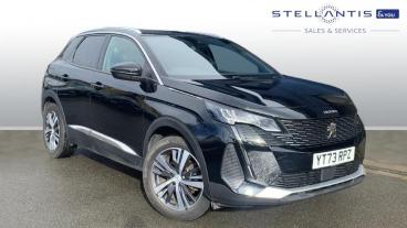 SPOTICAR Peugeot 3008 1.2 Hybrid Allure E-dsc6 Euro 6 (s/s) 5dr Used Car - Suv Hybrid Black - Sheffield - 1200578493_1